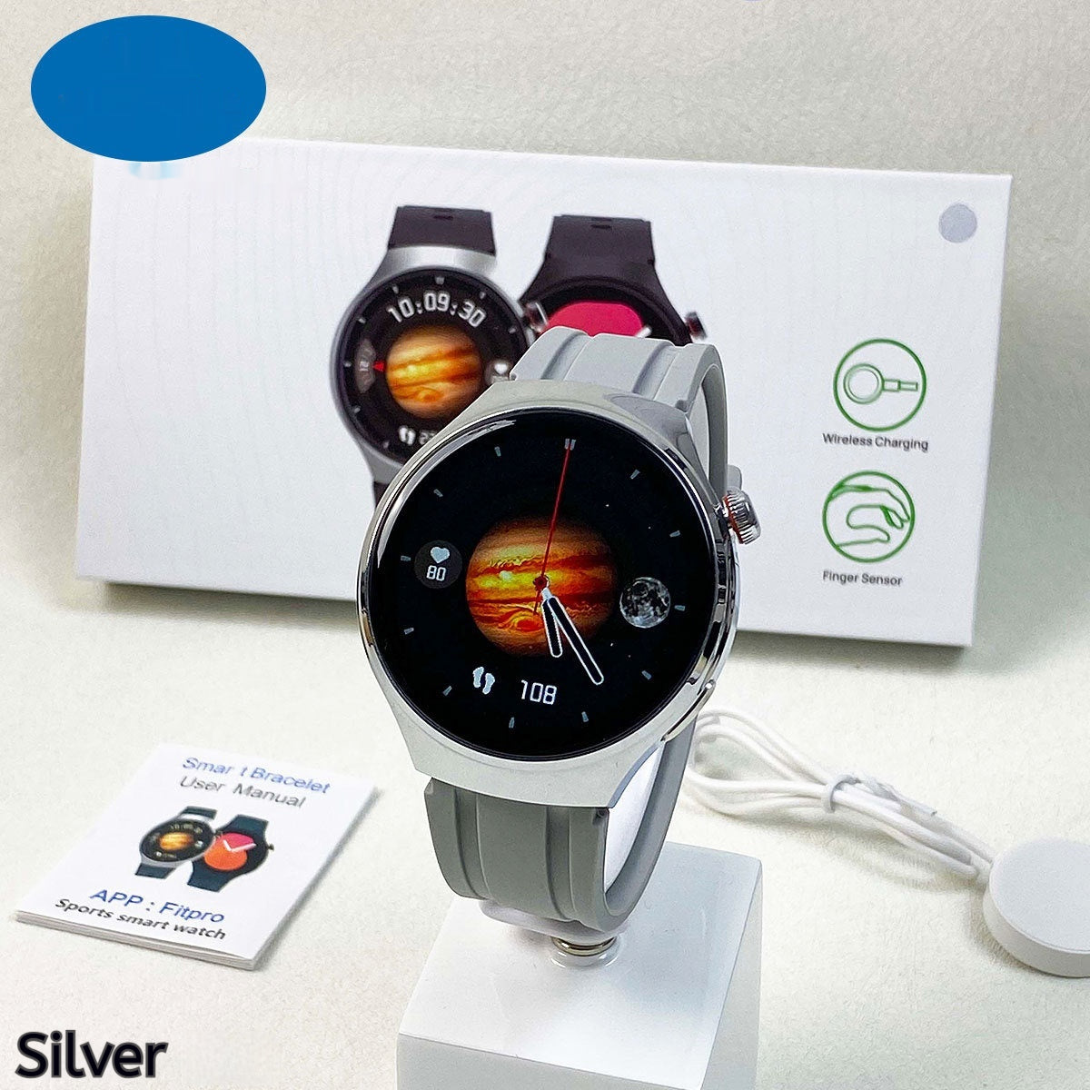 D11 Health & Sports Round Screen Smart Watch - Bluetooth Calling & Fitness Tracker