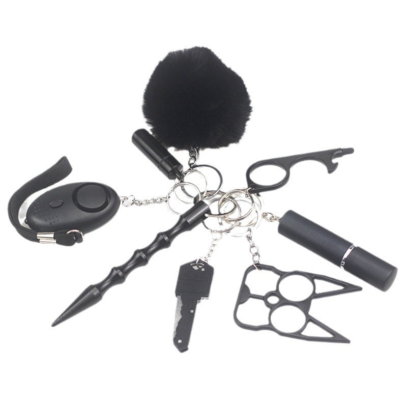 8-Piece Self-Defense Keychain Set – Personal Safety Bundle
