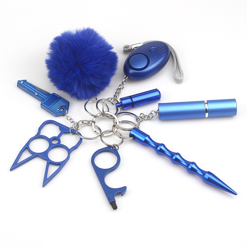 8-Piece Self-Defense Keychain Set – Personal Safety Bundle