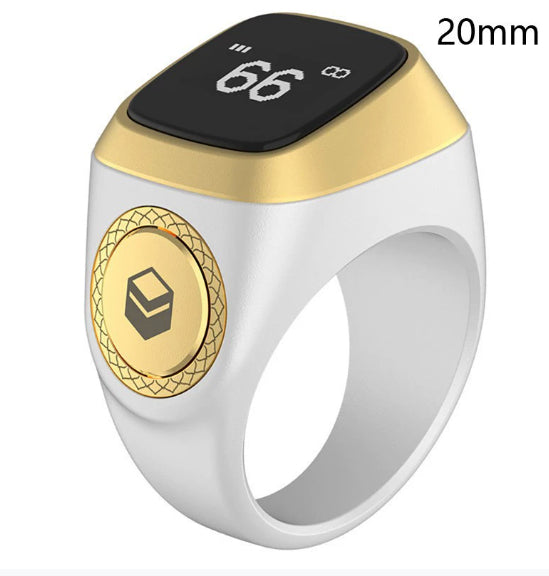 Muslim Smart Ring with Digital Tasbih Counter - Bluetooth Zikr Ring