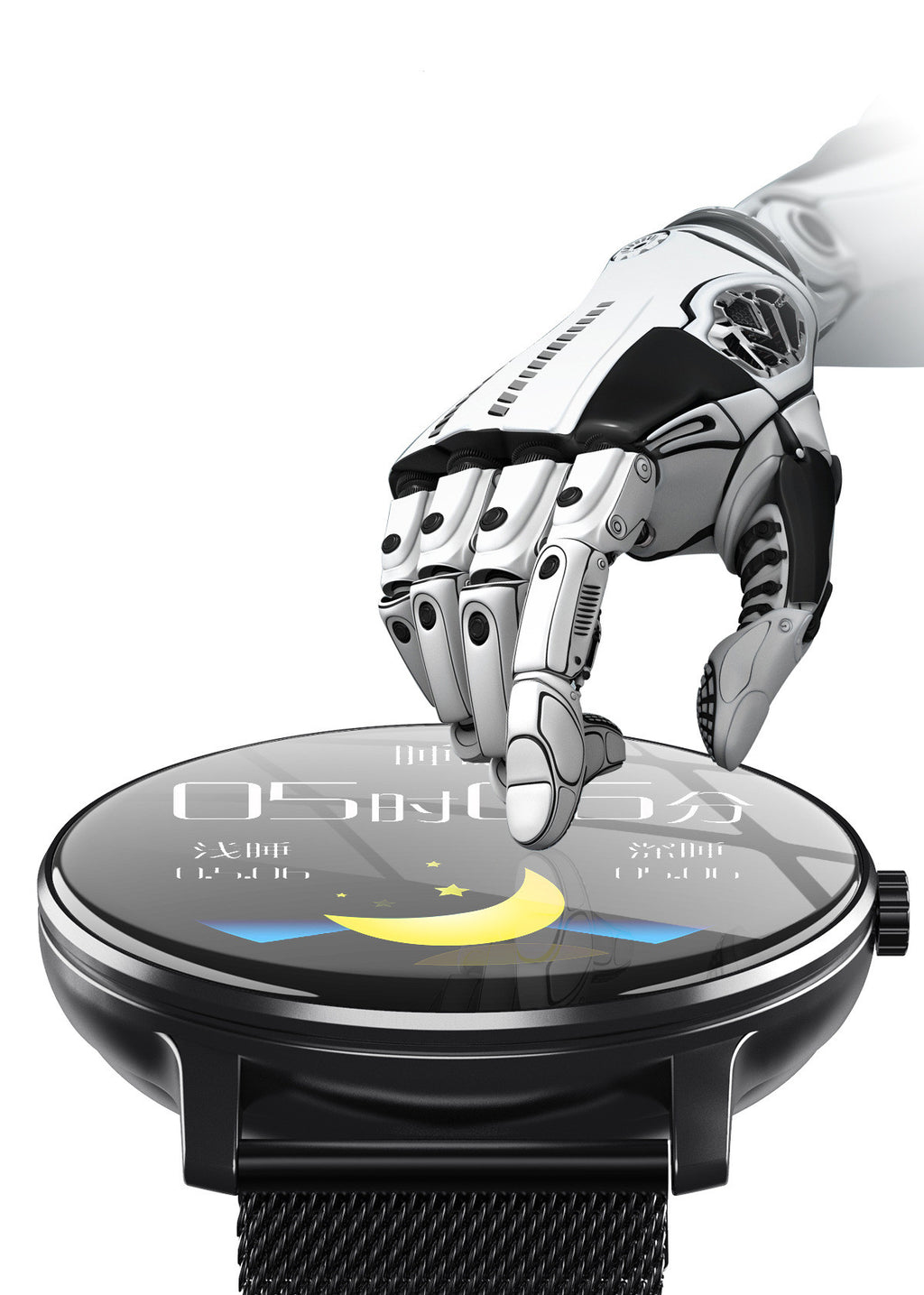 Waterproof Fitness Tracker Smart Bracelet - 1.3" Touch Screen