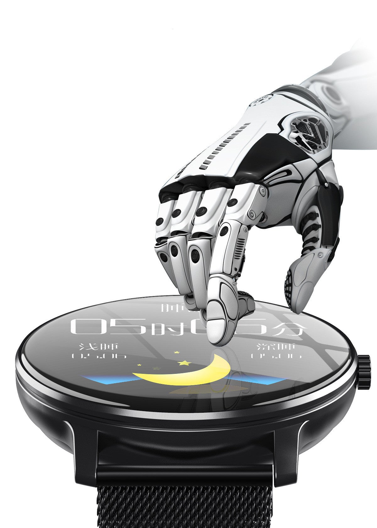 Waterproof Fitness Tracker Smart Bracelet - 1.3" Touch Screen