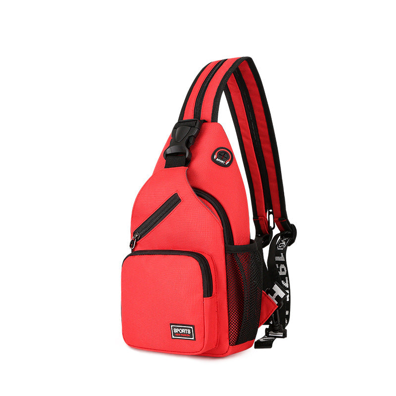 Women's Sports Chest & Shoulder Bag - Multifunctional Oxford Crossbody Backpack