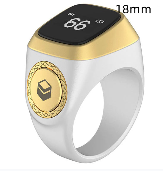 Muslim Smart Ring with Digital Tasbih Counter - Bluetooth Zikr Ring