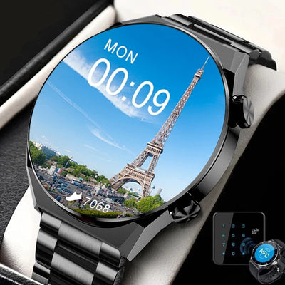 DT3 Series Fashion Metal Smart Watch - Business & Sports Health Tracker