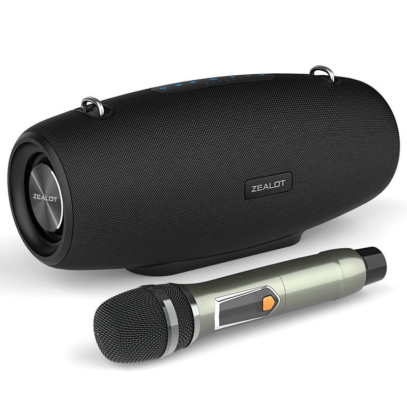 60W Bluetooth Karaoke Speaker System with Wireless Microphones