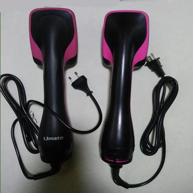 2-in-1 Electric Hair Dryer & Straightener Comb - Wet & Dry Use with 10 Temperature Settings