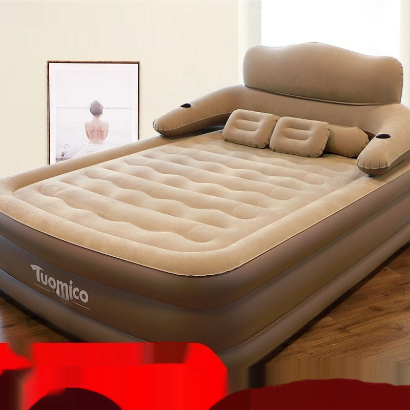Portable Folding Inflatable Bed with Heightened Backrest – Nap Anywhere
