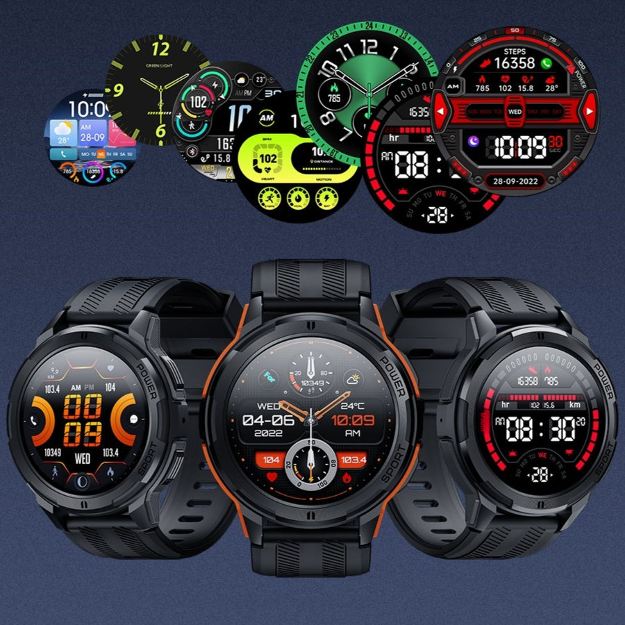 Smart Bracelet with 1.43" AMOLED Screen & Bluetooth Calling - Multi-Sport Health Tracker