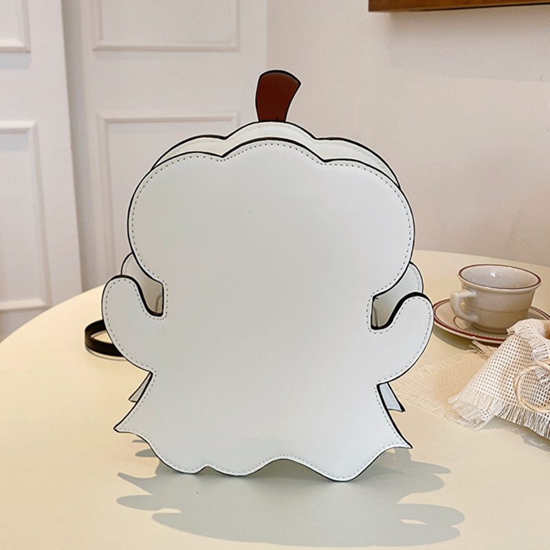 Halloween 3D Pumpkin Ghost Crossbody Bag - Cute Novelty Candy Purse for Women