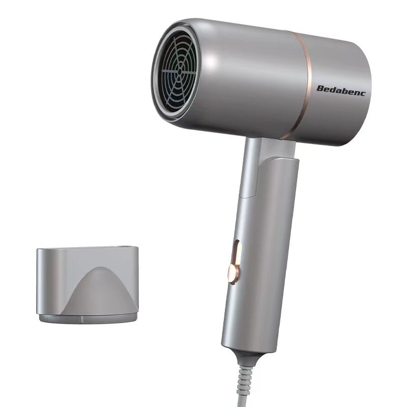 Household High-Power Negative Ion Hair Dryer with Blue Light - Foldable 4-Speed