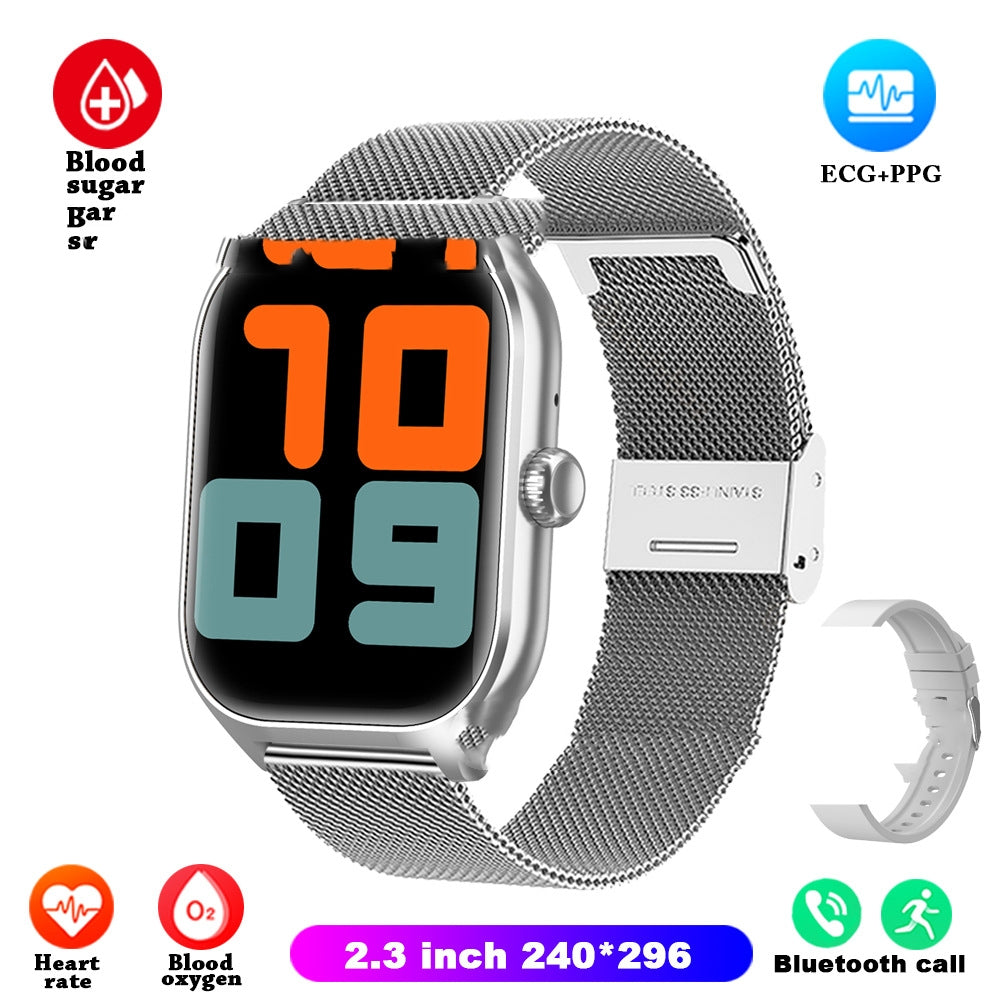 Full Touch Bluetooth Smart Bracelet - Heart Rate, Sleep Monitor & Waterproof
