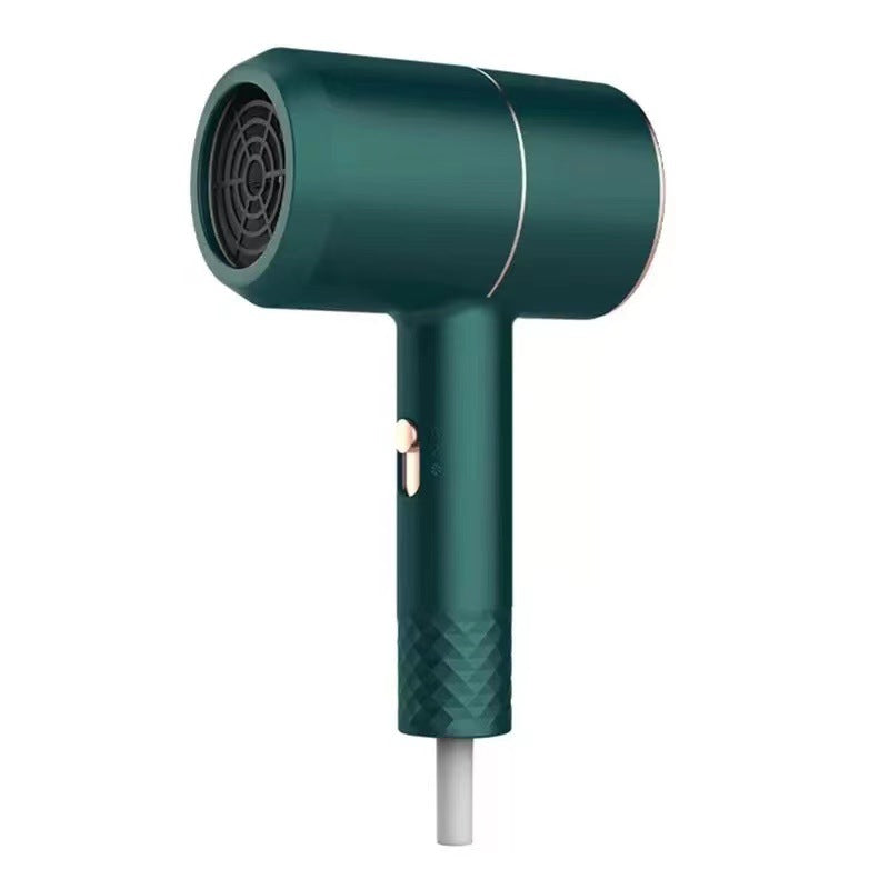 Household High-Power Negative Ion Hair Dryer with Blue Light - Foldable 4-Speed