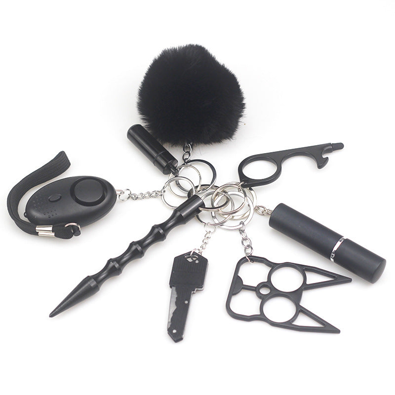 8-Piece Self-Defense Keychain Set – Personal Safety Bundle