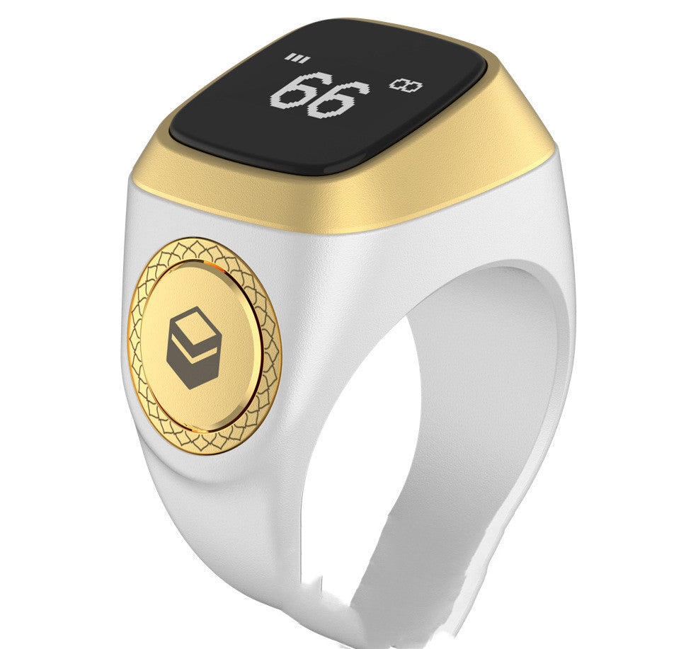 Muslim Smart Ring with Digital Tasbih Counter - Bluetooth Zikr Ring