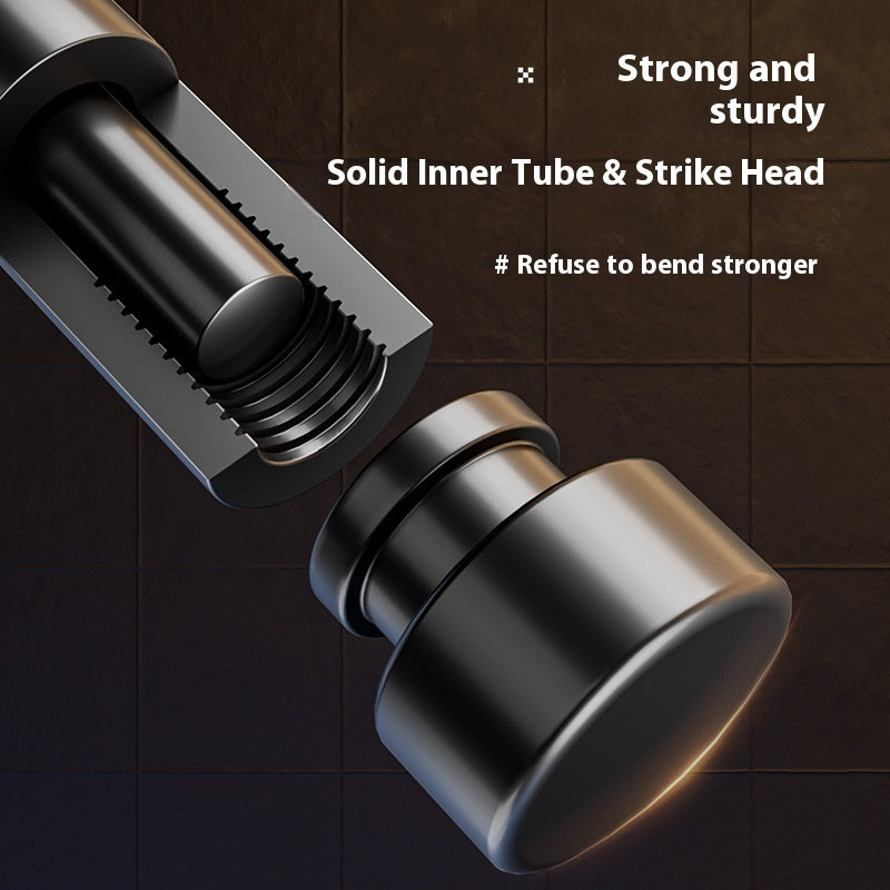 Alloy Steel Stretchable Baton – Window Breaker & Self-Defense Stick, 21"-37"