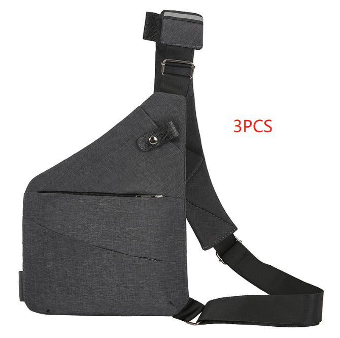 Men's Multifunctional Shoulder & Chest Pack Bag - Sports Crossbody