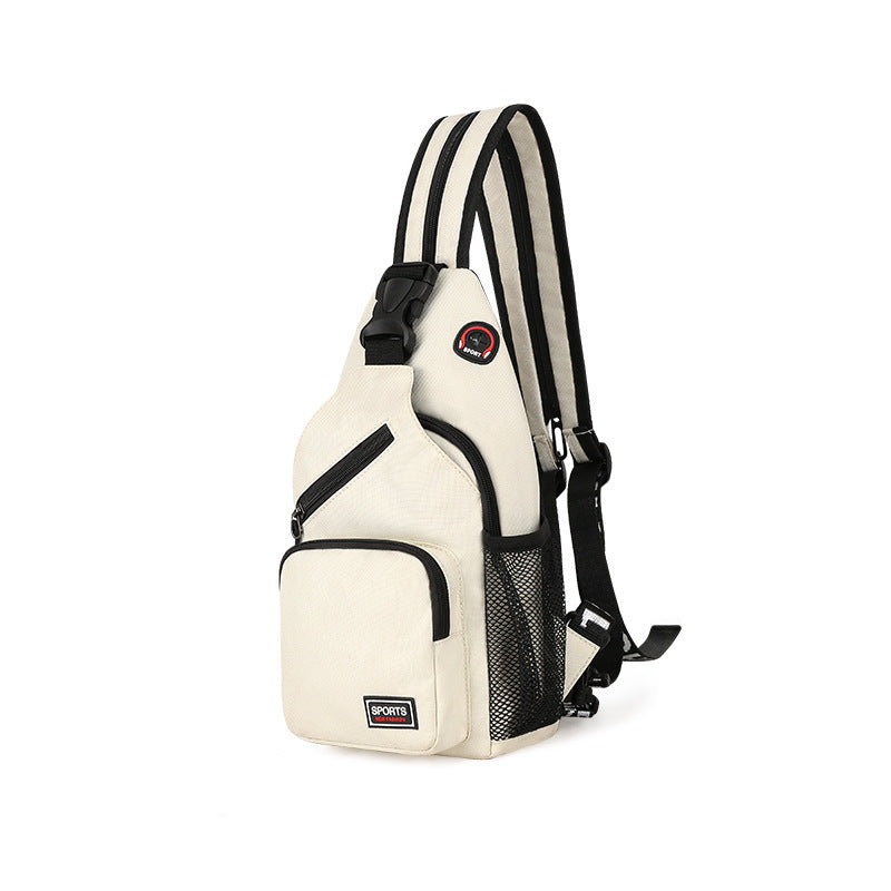 Women's Sports Chest & Shoulder Bag - Multifunctional Oxford Crossbody Backpack