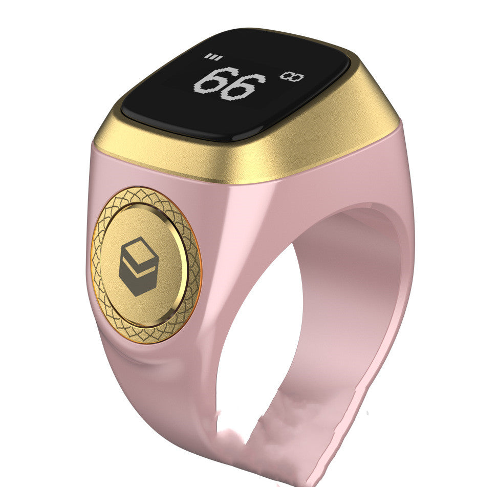 Muslim Smart Ring with Digital Tasbih Counter - Bluetooth Zikr Ring