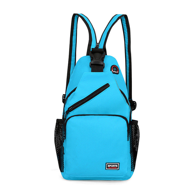 Women's Sports Chest & Shoulder Bag - Multifunctional Oxford Crossbody Backpack