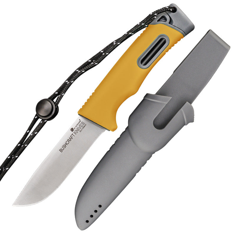 Outdoor Survival Knife – 5Cr15MoV Steel, Self-Defense & Camping