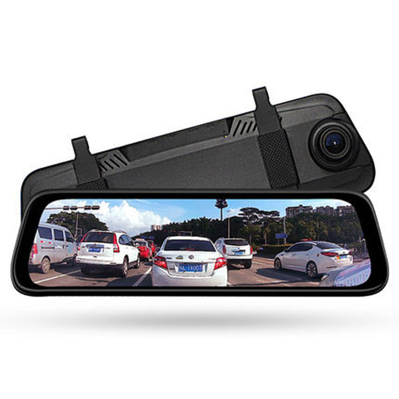 Streaming Dashcam – HD Rearview Mirror with Dual Lens & Reversing Camera
