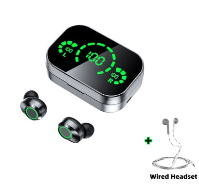 YD03 TWS Wireless Earbuds – Smart Digital Display, Breathing Light & In-Ear Bluetooth 5.0