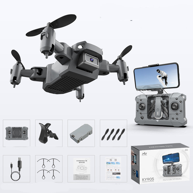 Mini HD Aerial Photography Drone – Four-Axis Quadcopter for Kids & Beginners